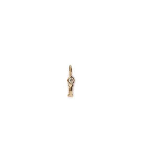 14k Gold Alphabet Soup I Charm