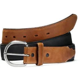 53700 Men's Classic Western Brown/Black Belt