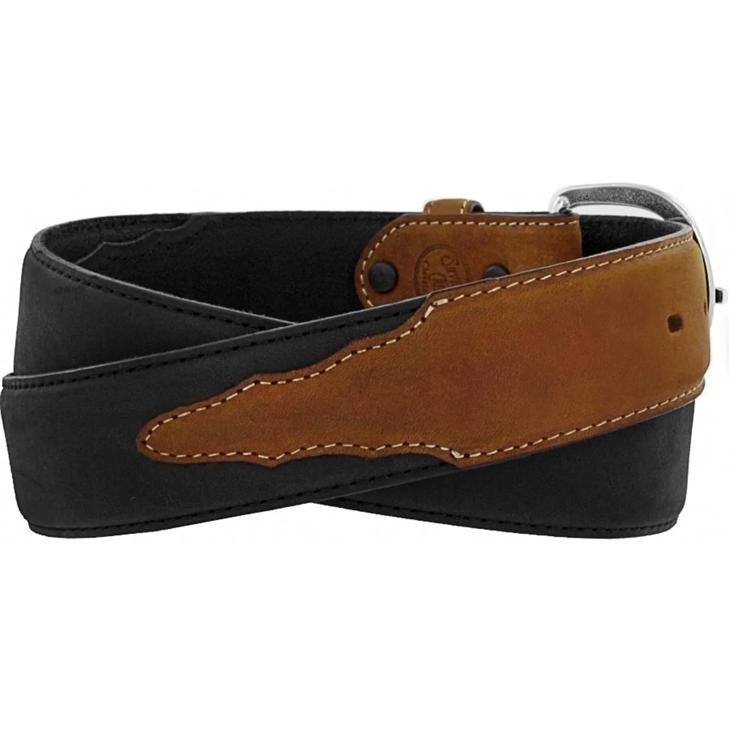 53700 Men's Classic Western Brown/Black Belt