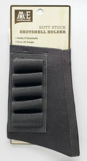 AA&E Leathercraft Butt Stock Shotshell Holder 8600246 010