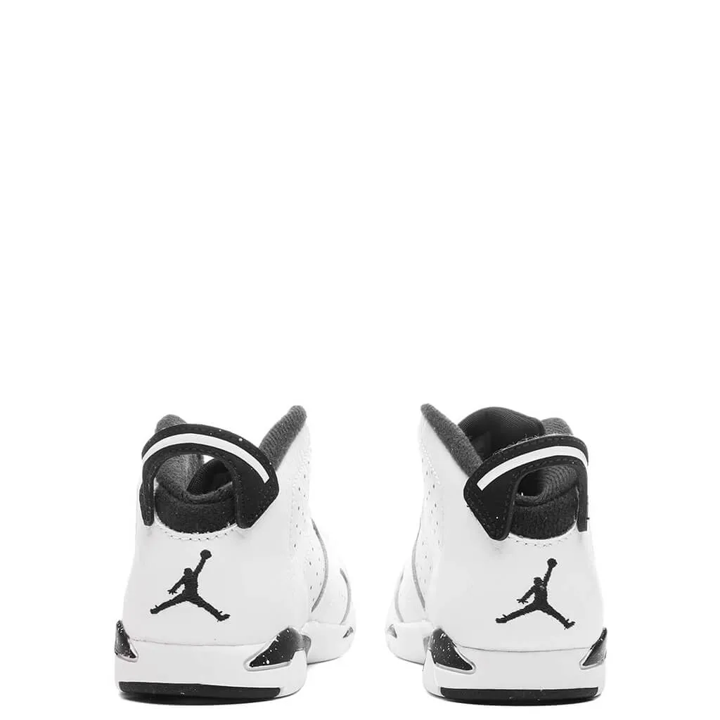 Air Jordan 6 Retro (TD) 'Reverse Oreo' - White/Black