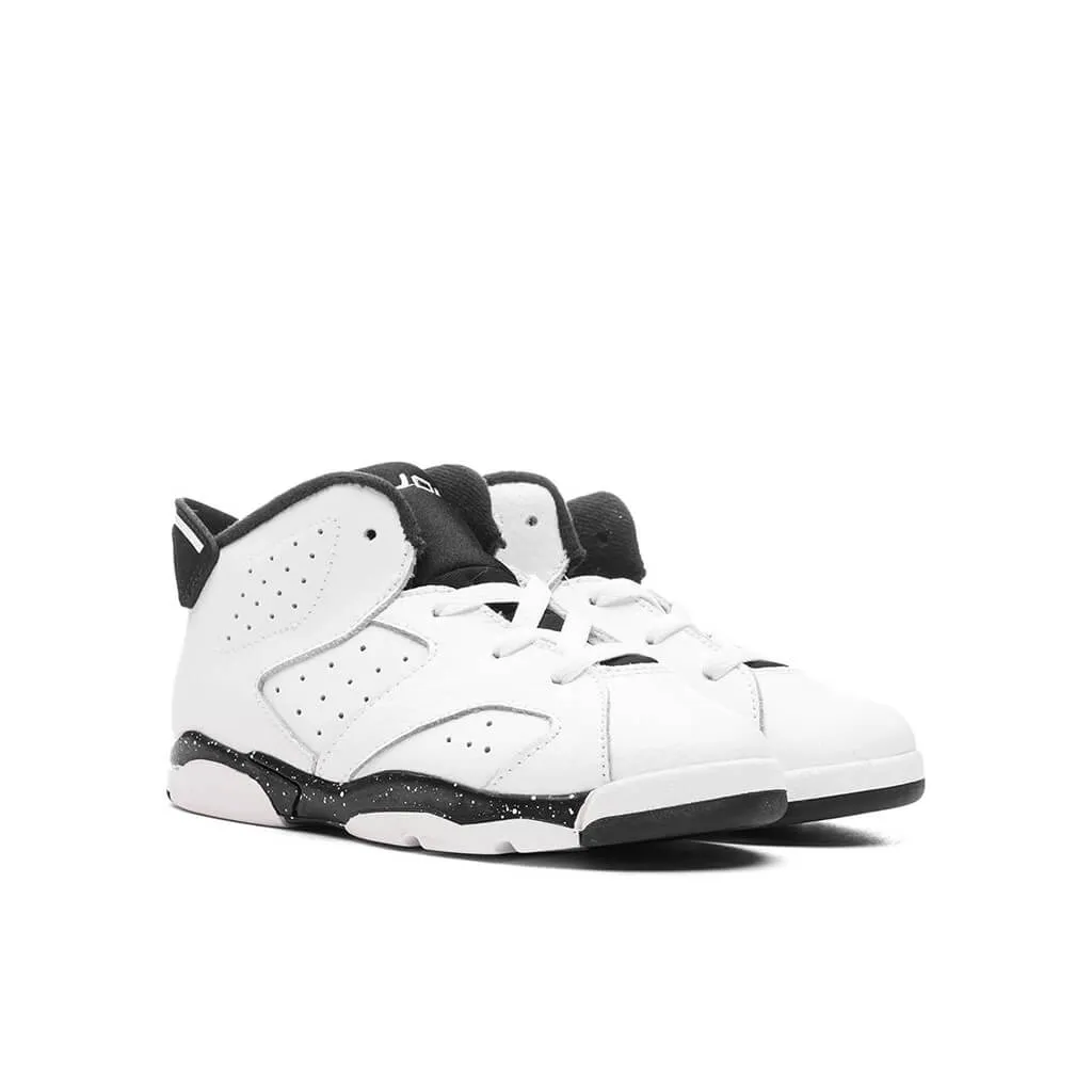 Air Jordan 6 Retro (TD) 'Reverse Oreo' - White/Black