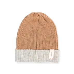 Alpaca Beanies - Reversible Camel