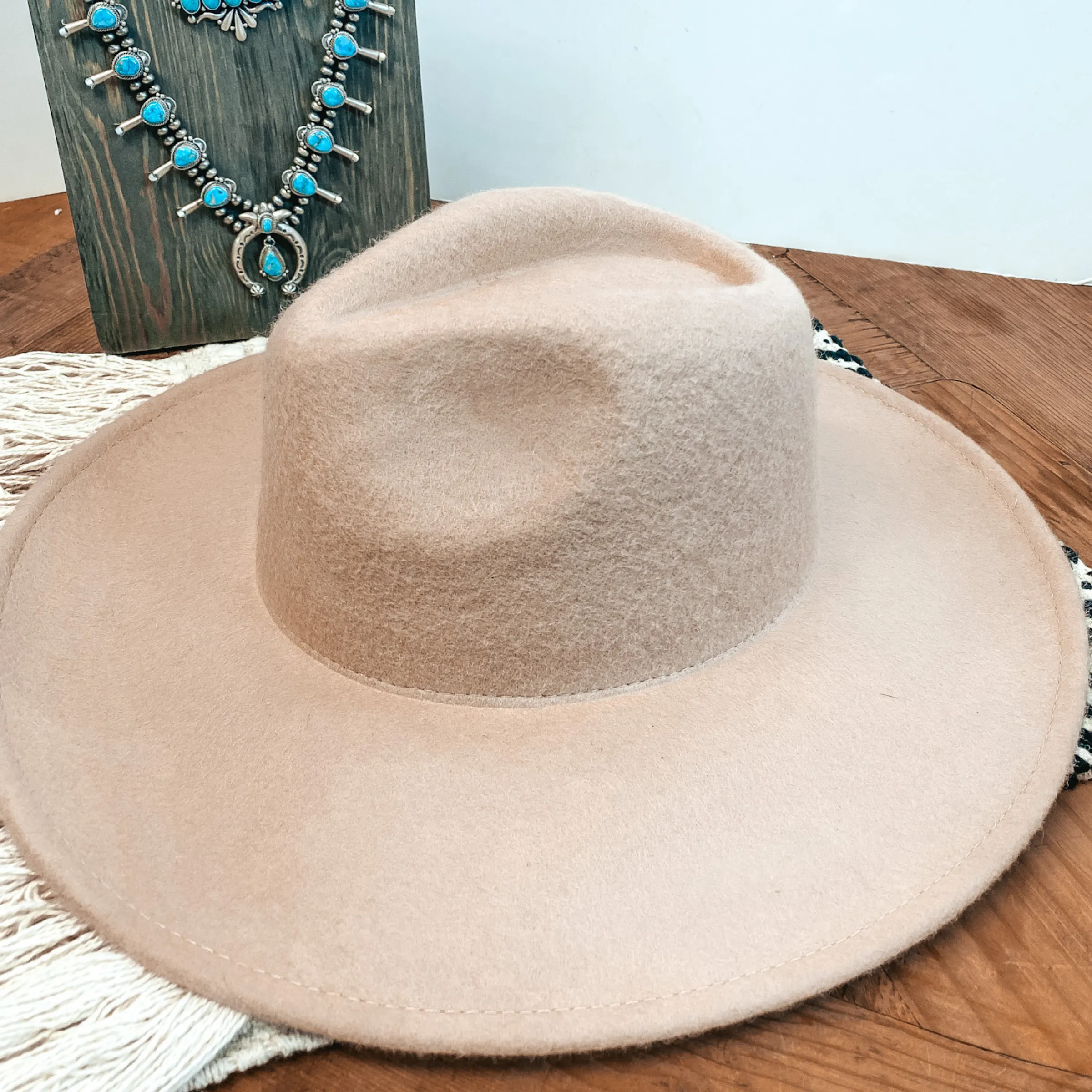 Amarillo Sky Classic Rancher Felt Hat in Beige