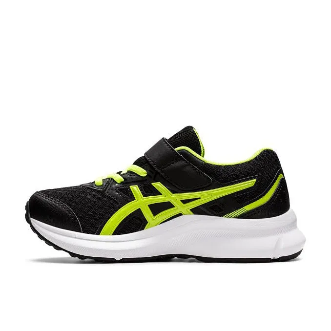 Asics Jolt 3 PS Kids Black Hazard Green   