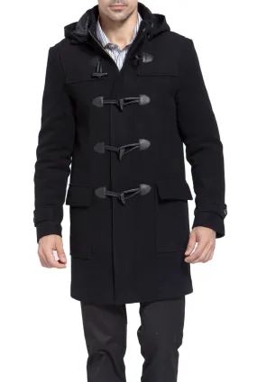 BGSD Men Benjamin Wool Blend Classic Duffle Coat