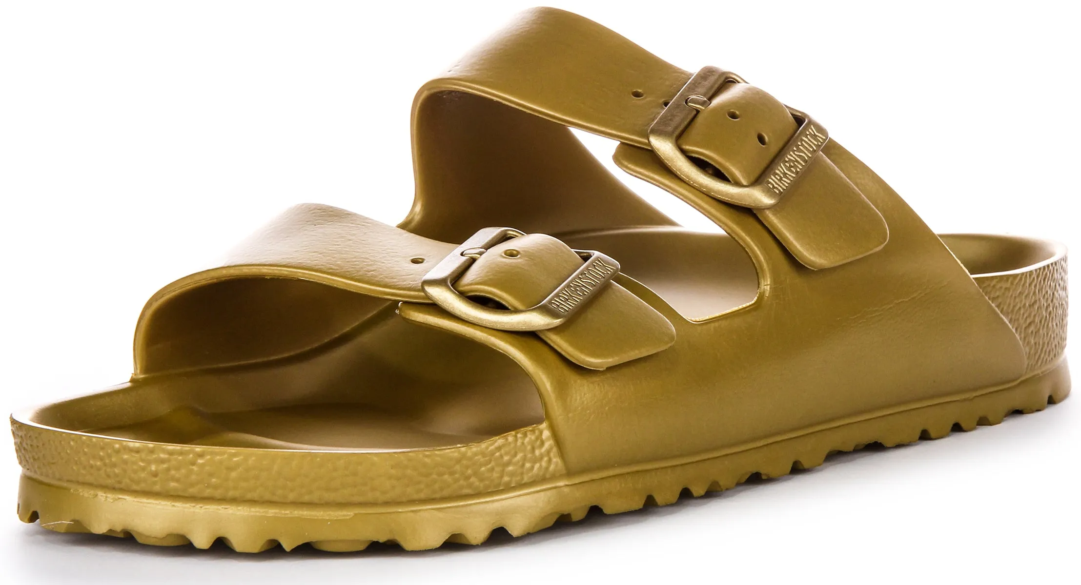 Birkenstock Arizona Eva In Gold | Narrow Fit