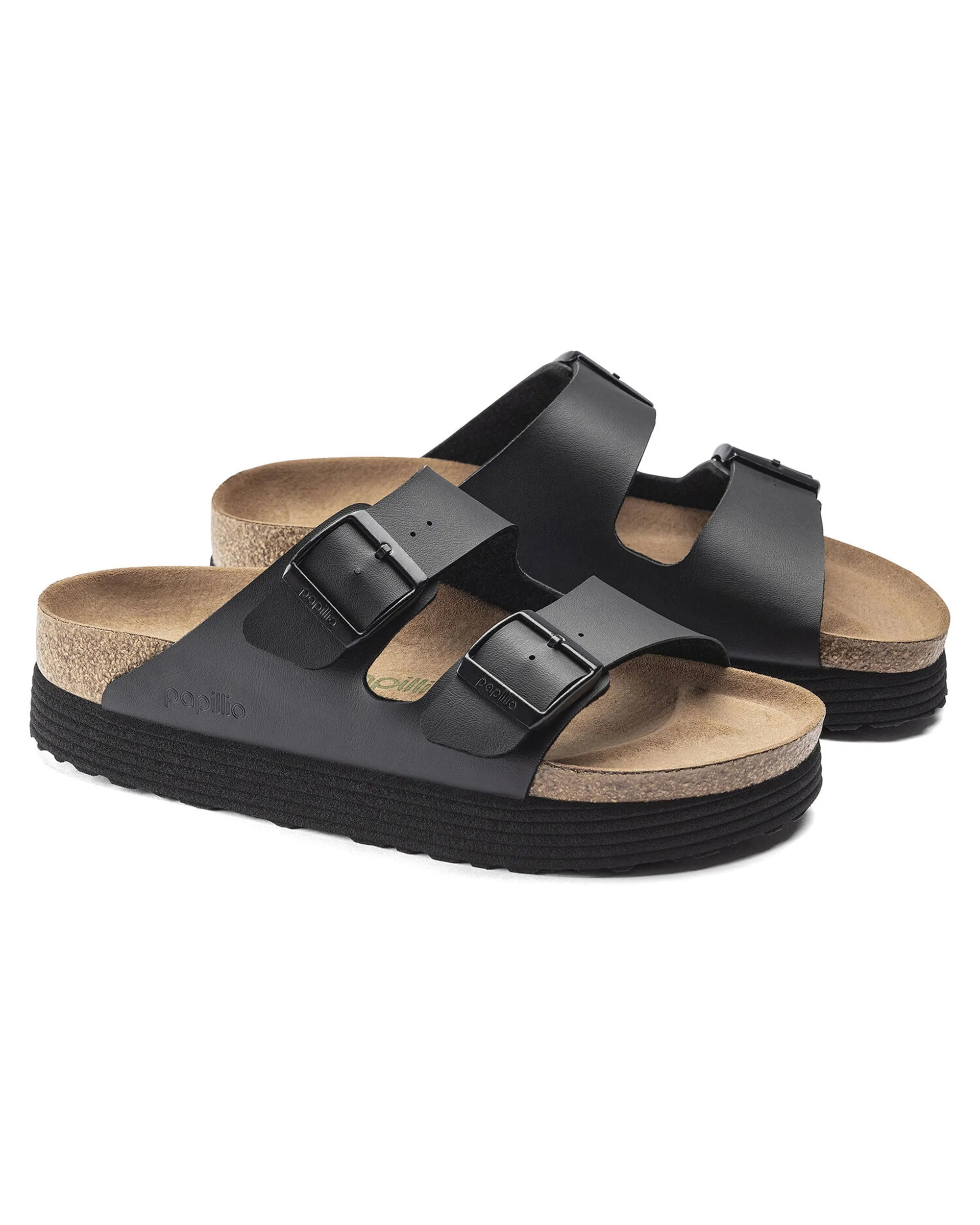 Birkenstock Arizona grooved black vegan Calzata Stretta