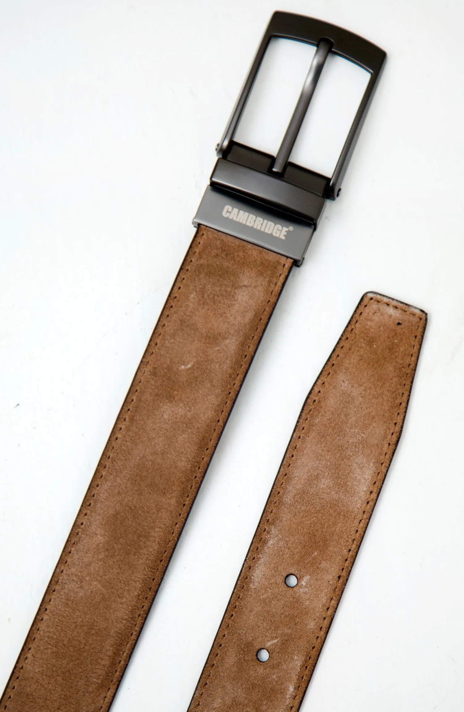 Black and Brown Reversible Leather Belt