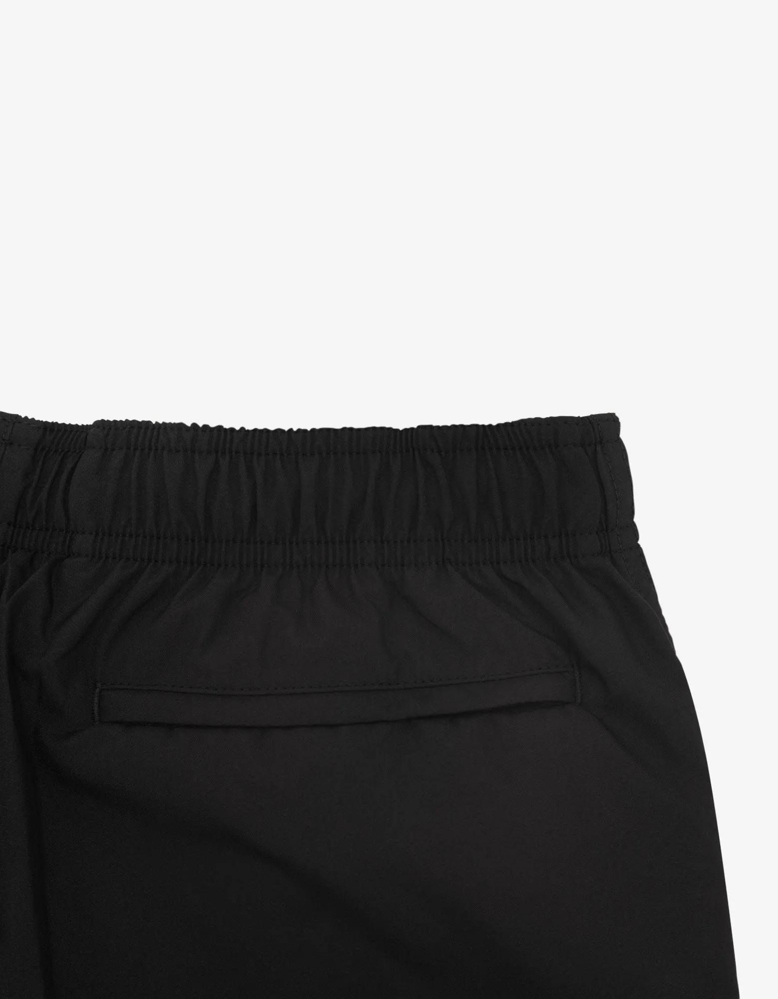 Black Classic Logo Short-Length Swim Shorts