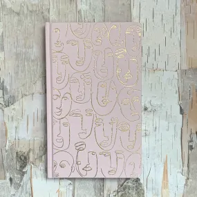 Blush Pink Faces Journal