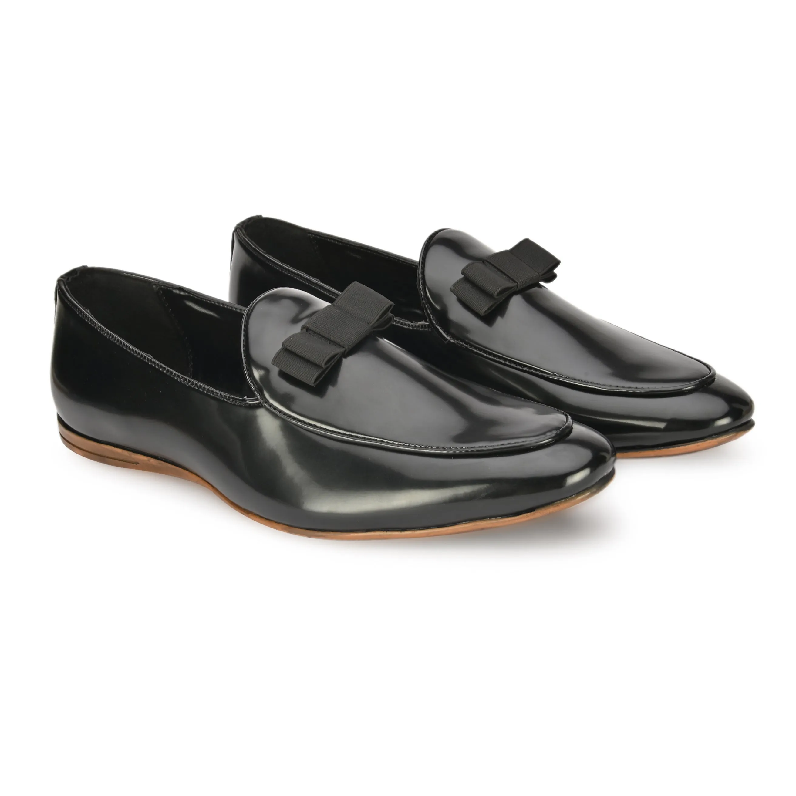 Bo Taii Black Slip-Ons