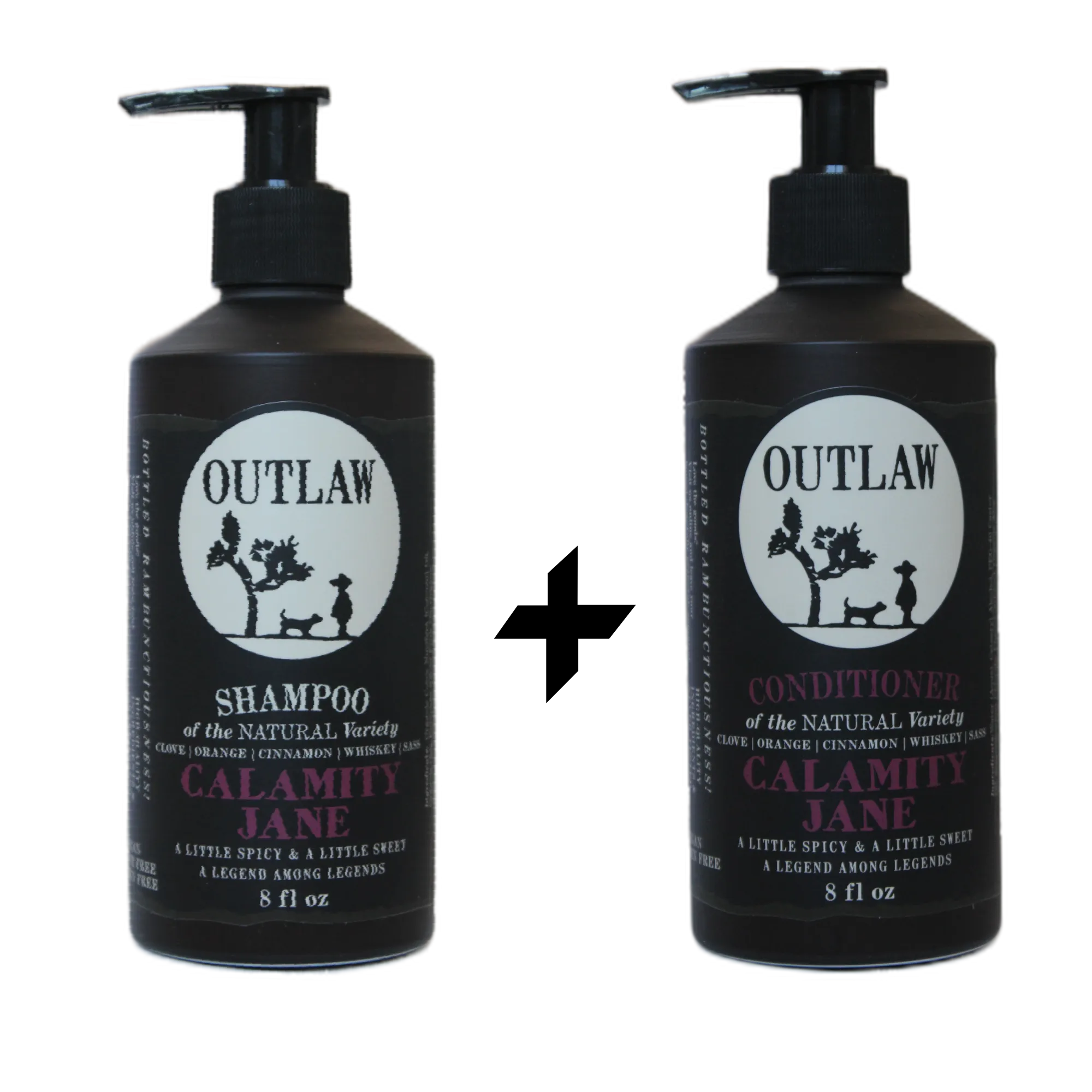 Calamity Jane Natural Shampoo and Conditioner - Two Pack