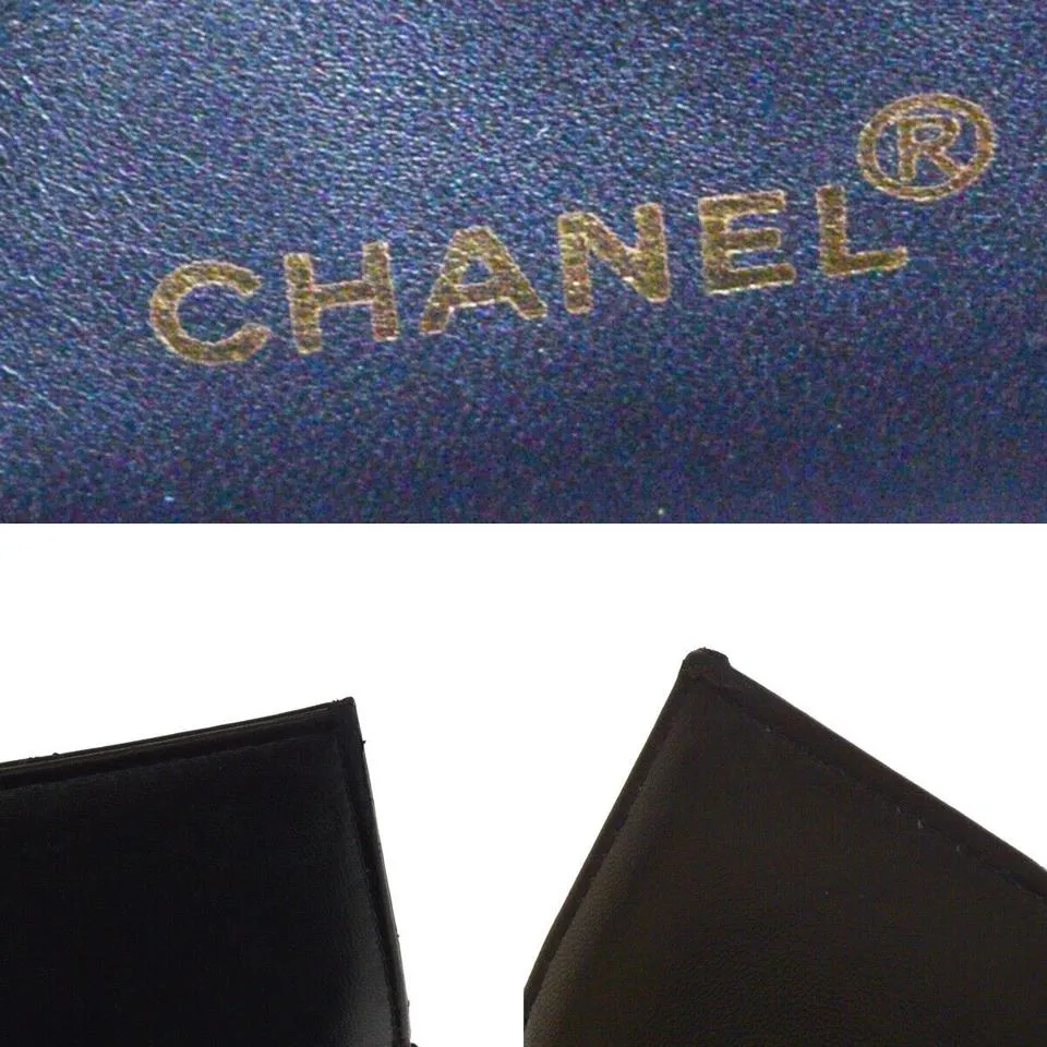 Chanel Grand Shopping Tote GST Black Patent Leather Tote Vintage