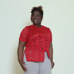 Destiny Classic Lace Tee (Plus Size)