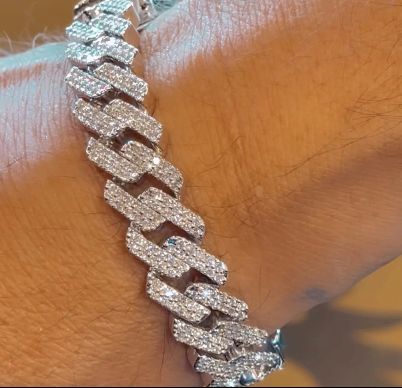 Diamond Monaco bracelet