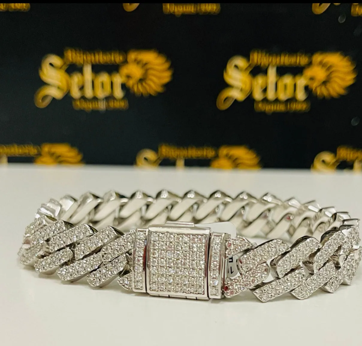 Diamond Monaco bracelet