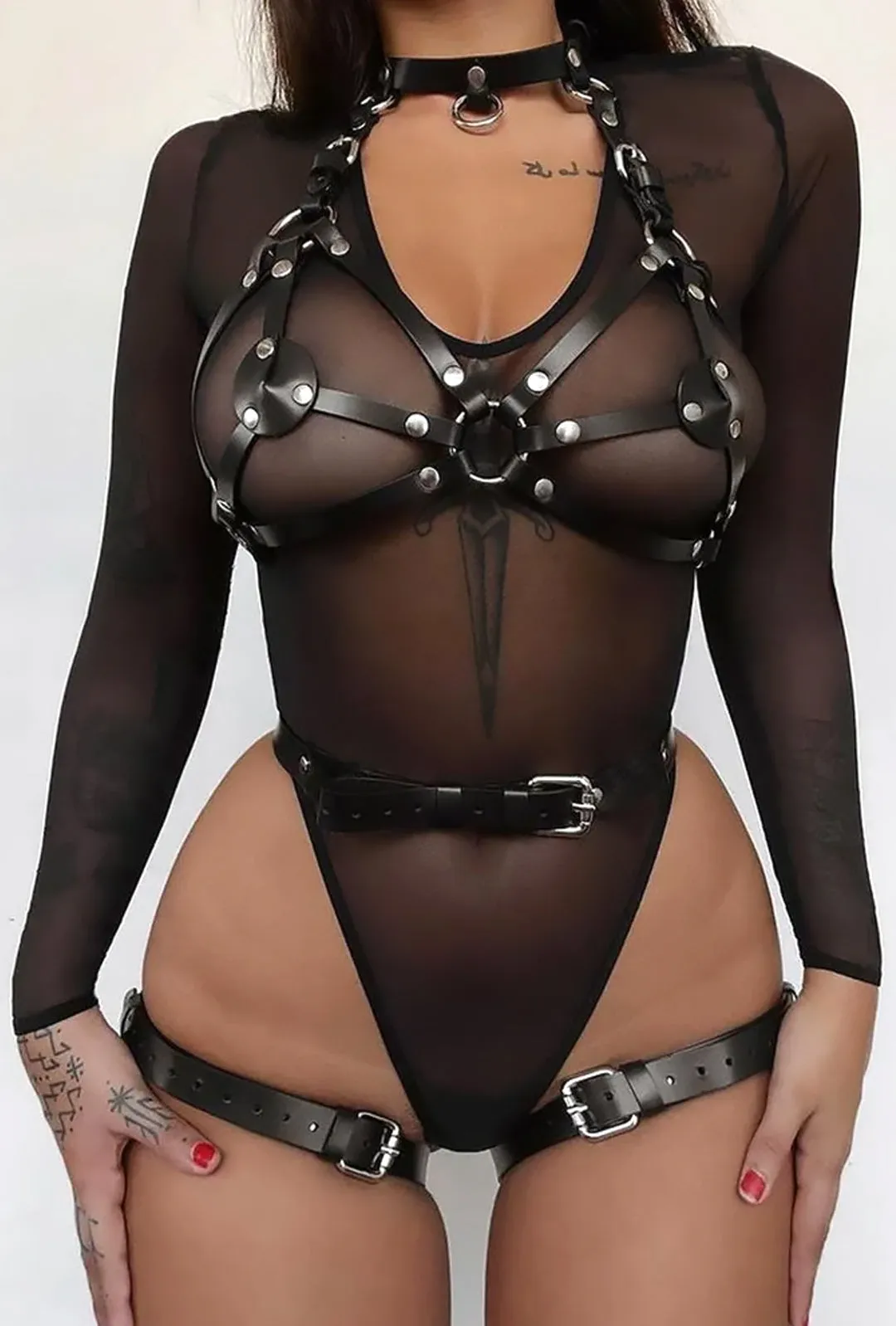 FAINE - HARNESS TWO PIECE BODYSUIT