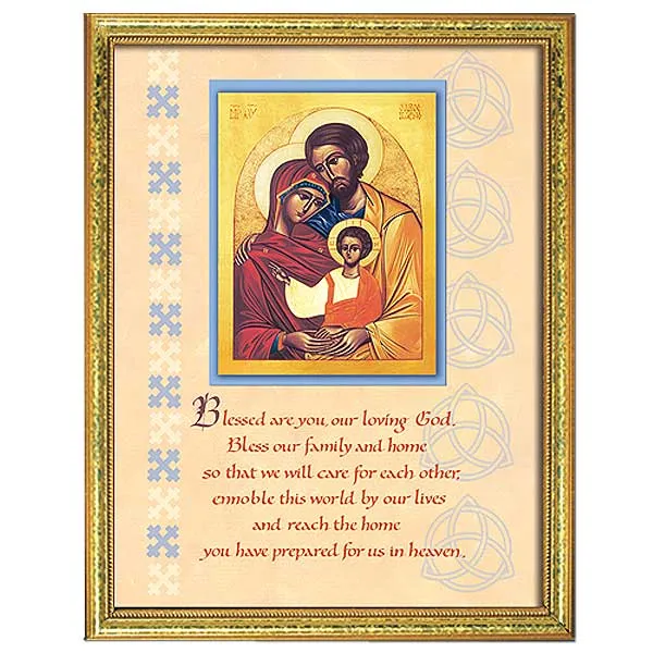 Family Blessing Framed Print