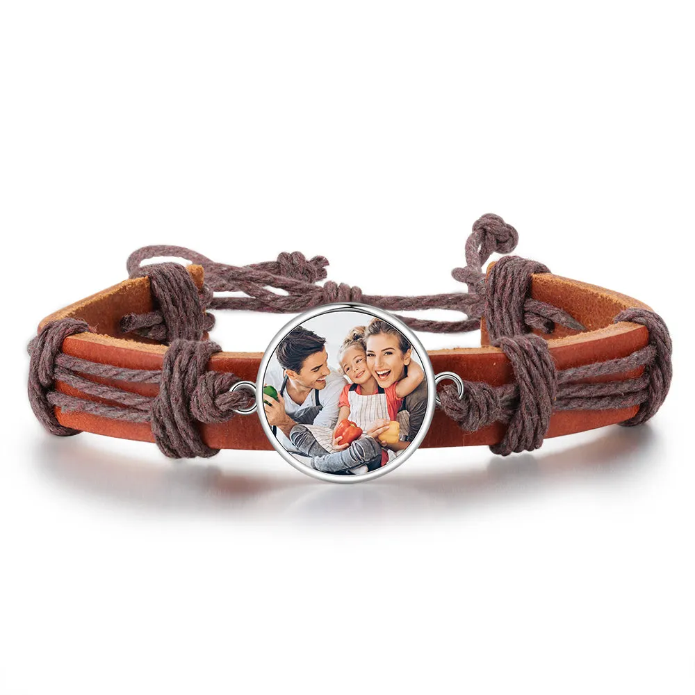 Family Photo Charm Bracelet For Mom- Best Mother's Day Gift- Gift For Mom