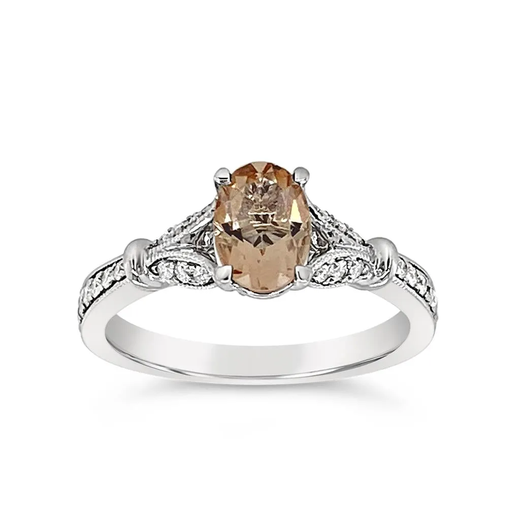 Irisa by Martin Binder Morganite & Diamond Accent Ring