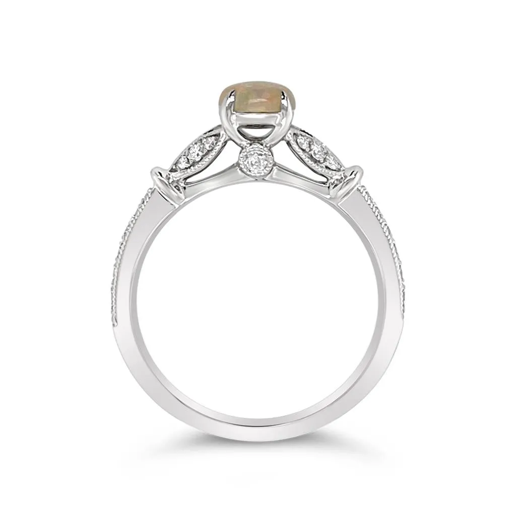 Irisa by Martin Binder Morganite & Diamond Accent Ring