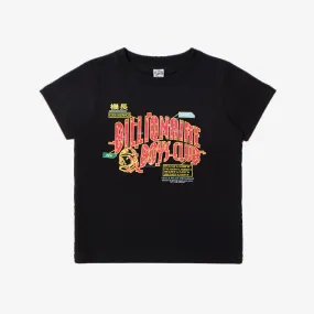 kids billionaire boys club system s/s tee (black)