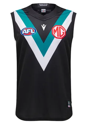 Macron Youth Port Adelaide Home Guernsey <BR> 58542673