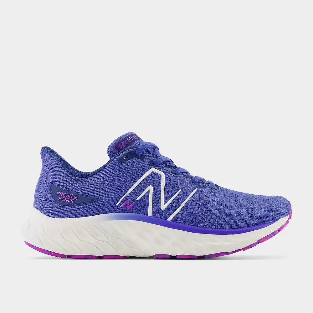 New Balance Fresh Women's Foam X Evoz V3 Performance Running Blue/white _ 173609 _ Blue