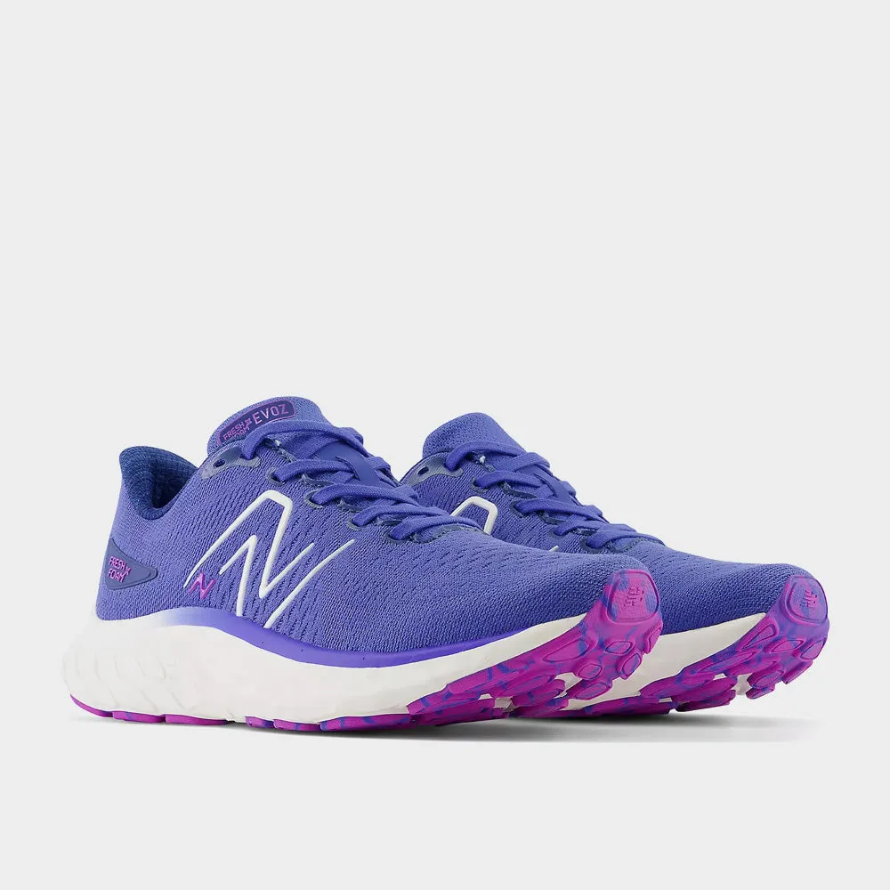 New Balance Fresh Women's Foam X Evoz V3 Performance Running Blue/white _ 173609 _ Blue