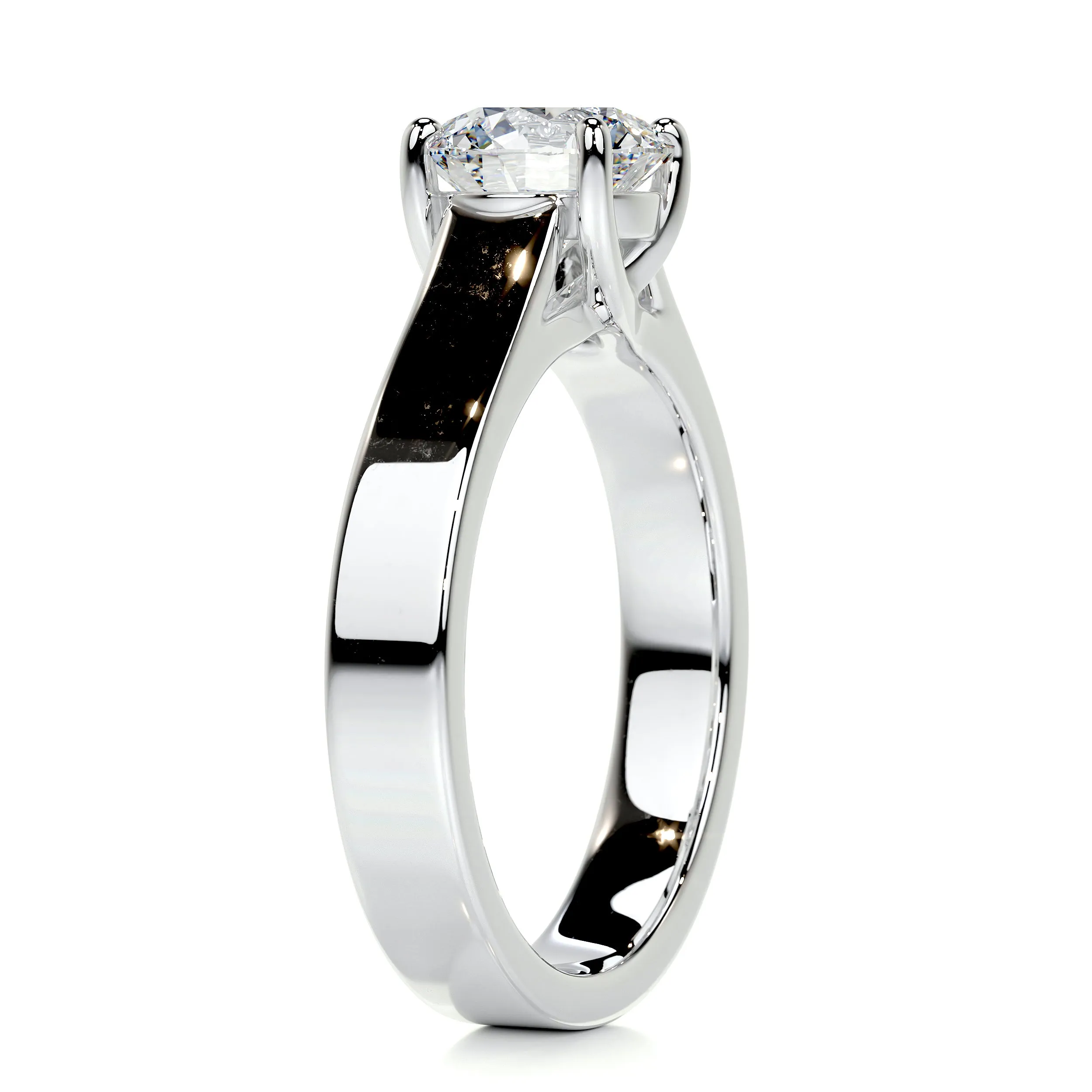 Nola Diamond Engagement Ring -18K White Gold