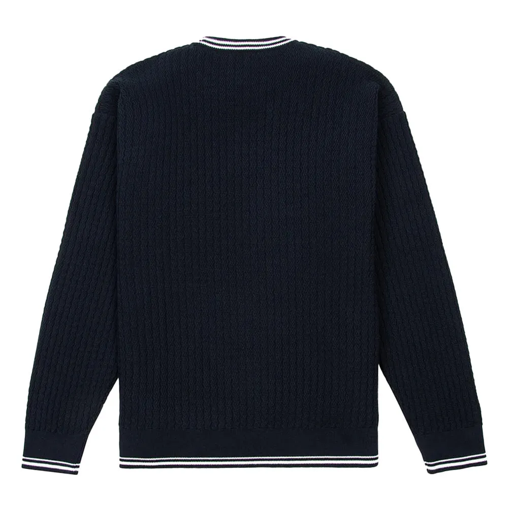 Paper Planes Racked Rib Sweater