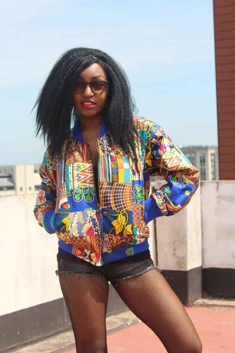 Patchwork Jacket in Ankara - Festival Jacket