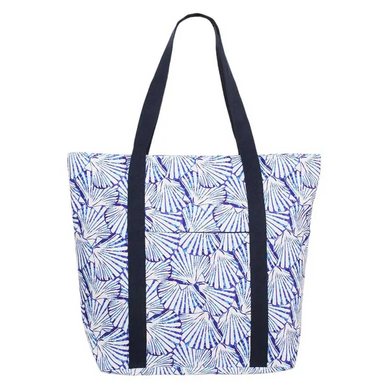 Shell Print Tote Bag