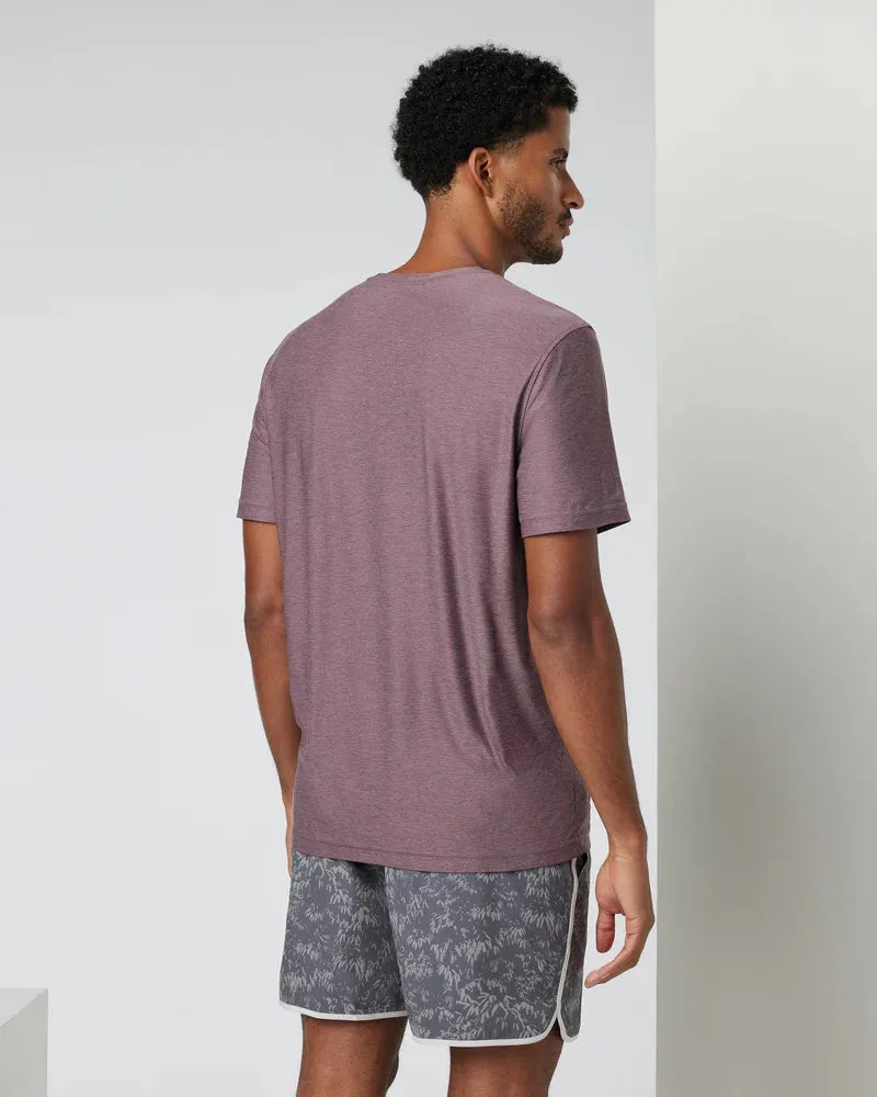 Strato Tech Tee: Elderberry Heather