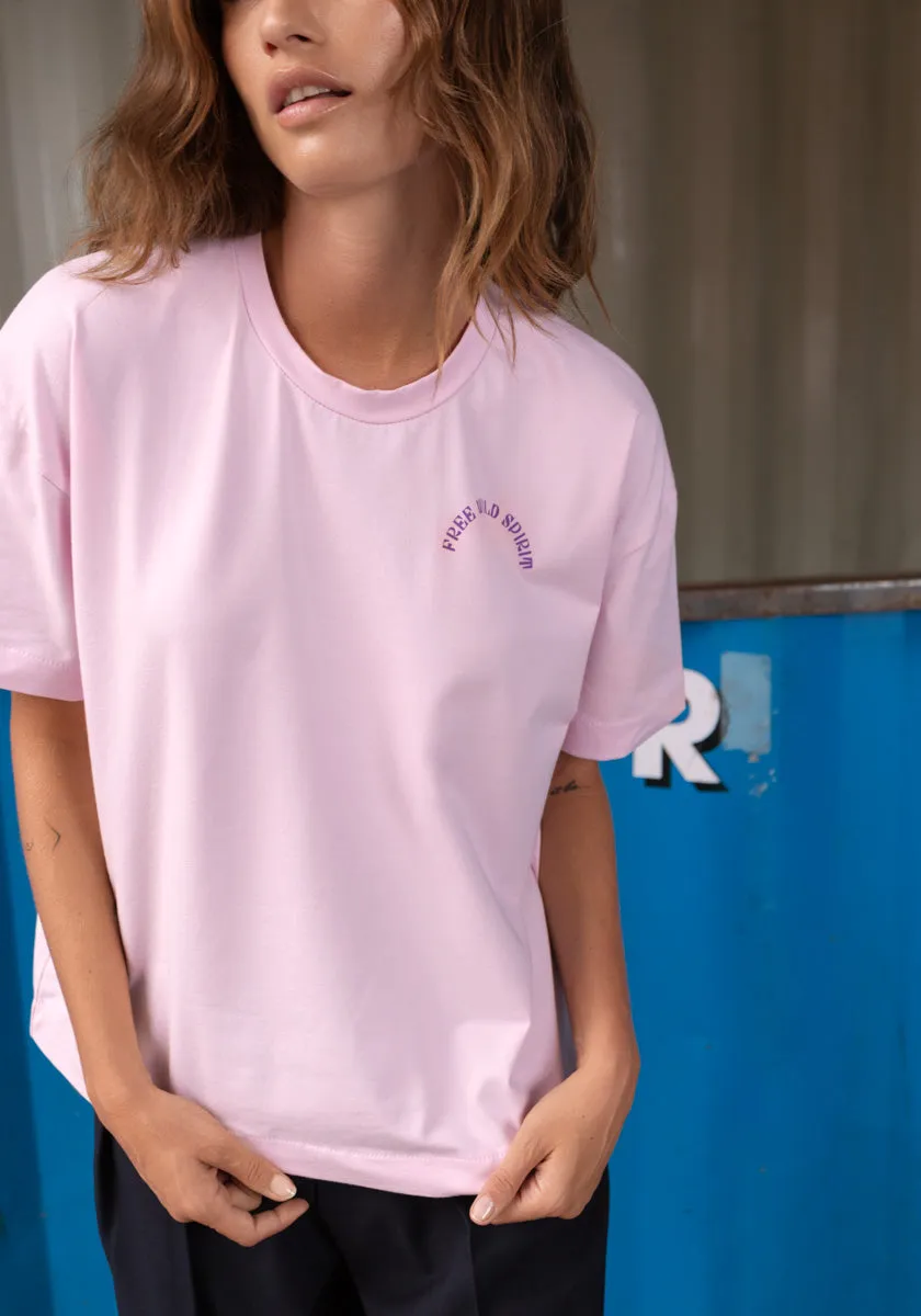 Tee SNAKE Baby Pink