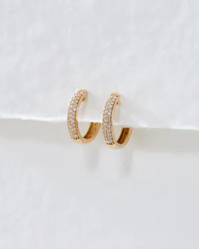 The Super Shimmer Diamond Hoops (16.5mm)