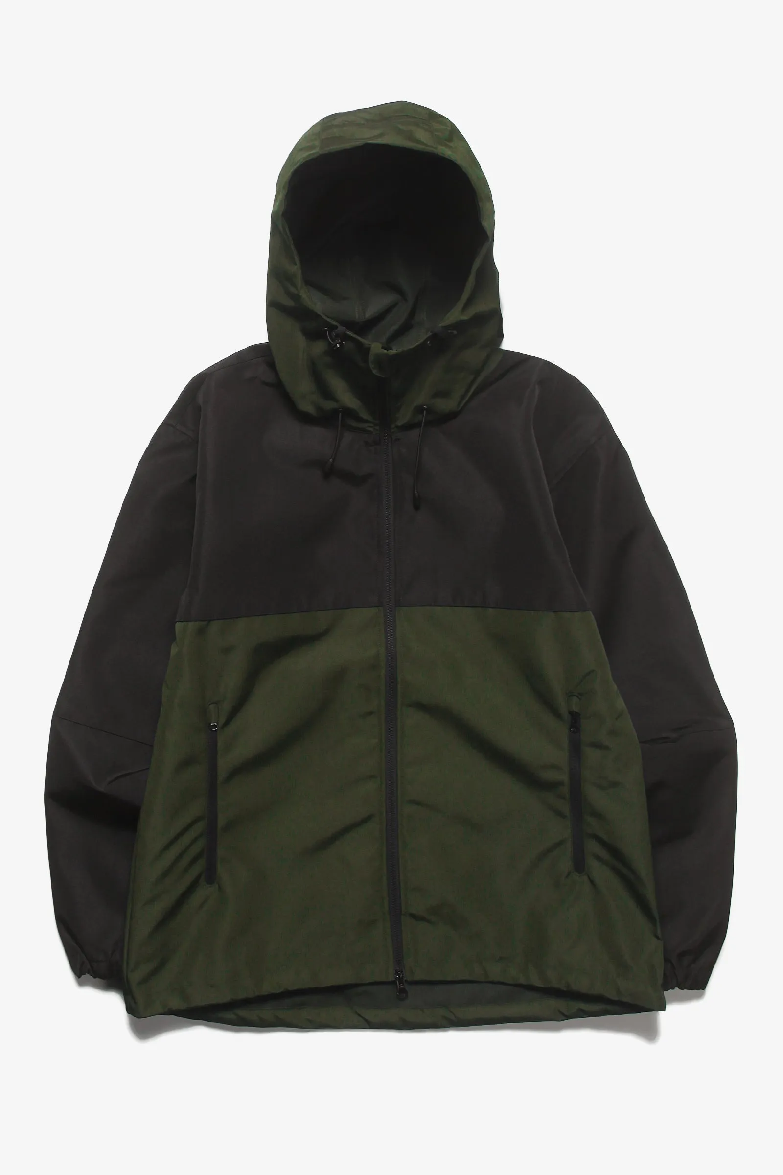 United Athle - 7489 Two Tone Shell Parka - Olive/Black