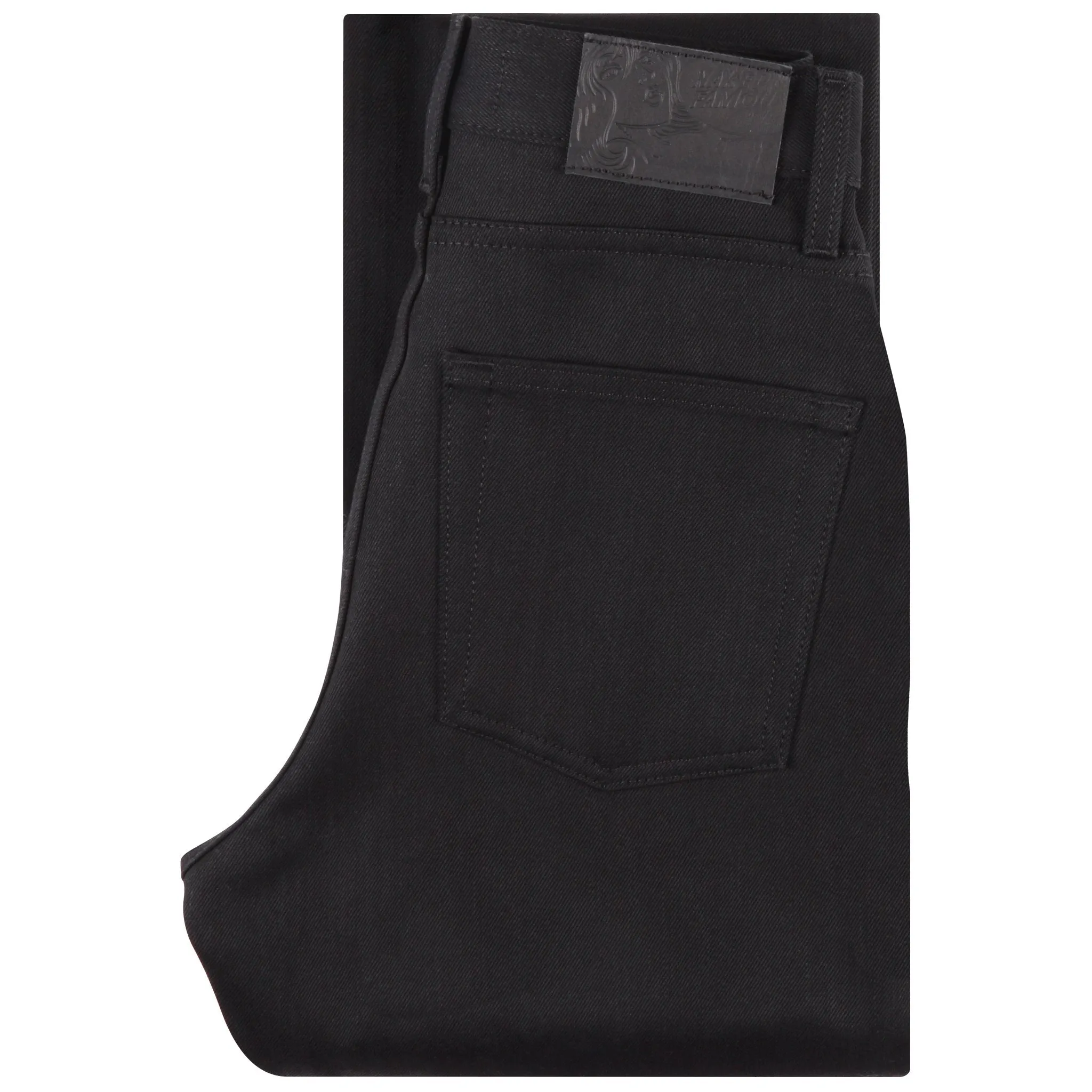 Women's - The Classic - Solid Black Selvedge