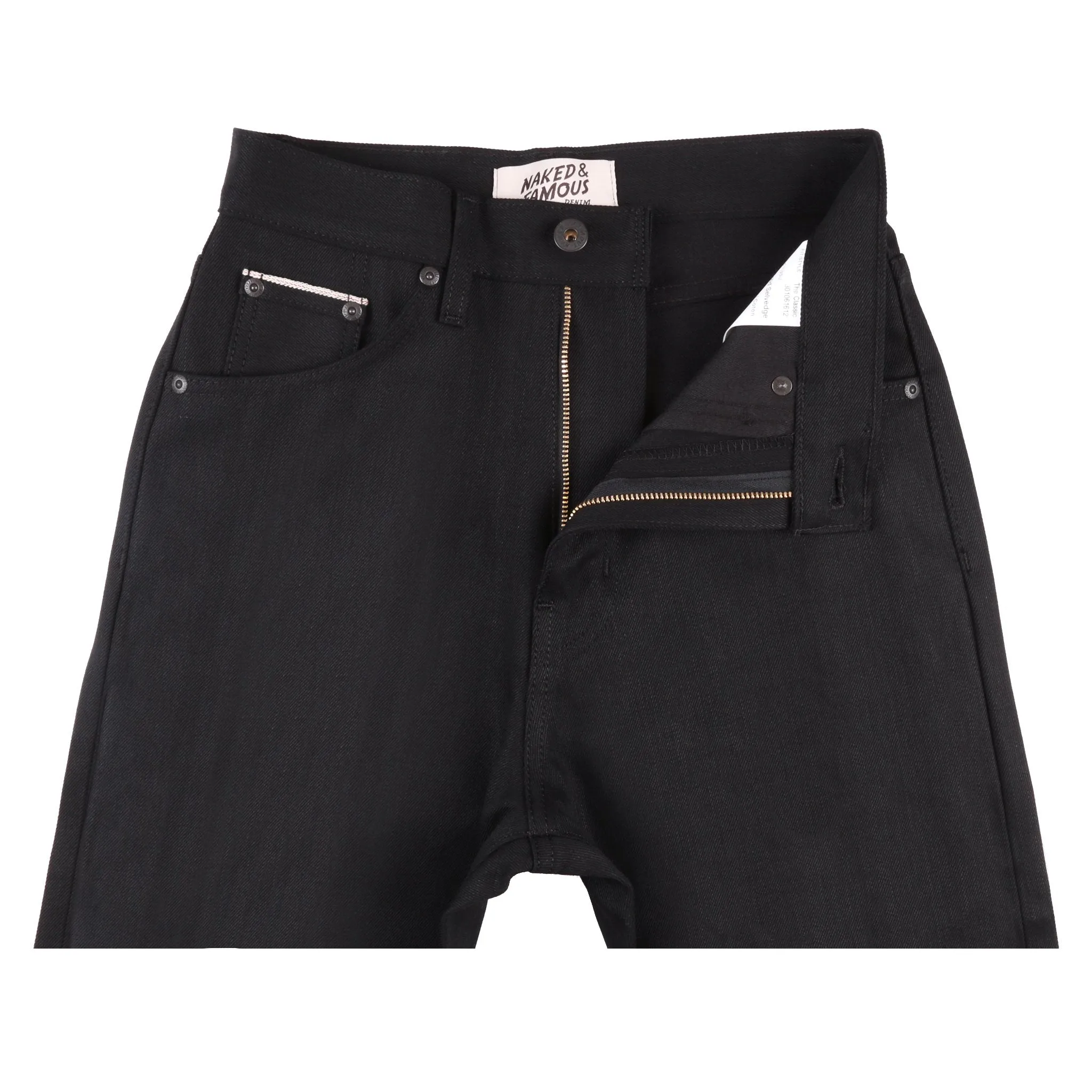 Women's - The Classic - Solid Black Selvedge